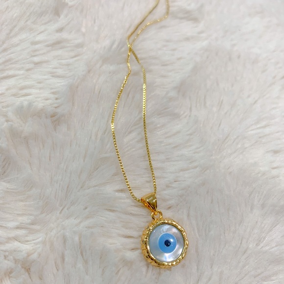 Evil Eye Necklace | 14k Gold Filled - Picture 2 of 6